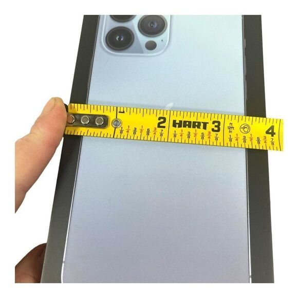 Original iPhone 13 Pro Max BOX ONLY 4” X 7” X 1” Black Authentic Replacement - Picture 4 of 6